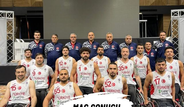 Tekerlekli sandalye basketbolunda Türkiye’den kritik yenilgi