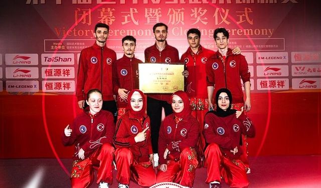 Türk Kungfu Milli Takımı Dünya Şampiyonu Oldu