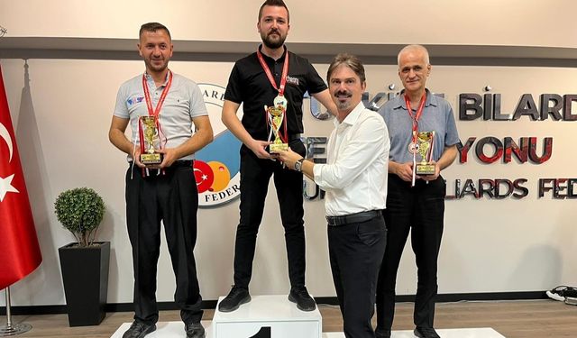 C1 Grubu 3 Bant Bilardo Şampiyonası Tamamlandı