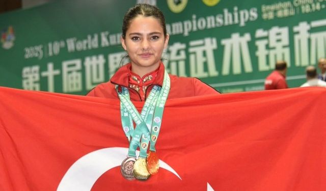 Ayşe Sina Coşkun’dan Dünya Kungfu’da 3 Farklı Madalya