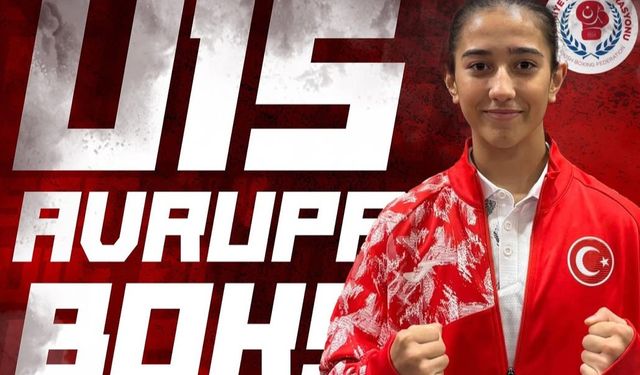 Naz Şenel, U15 Avrupa Boks Şampiyonası’nda yarı finalde