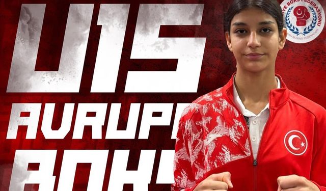 İvana Kılcı, U15 Avrupa Boks Şampiyonası’nda yarı finalde