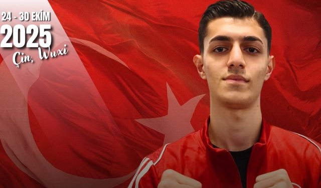 Furkan Ubeyde Çamoğlu Dünya Şampiyonası’nda Mindere