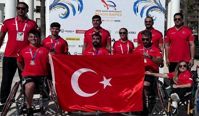 Engelli Sporcularımız Plaj Oyunlarında 7 Madalya Kazandı