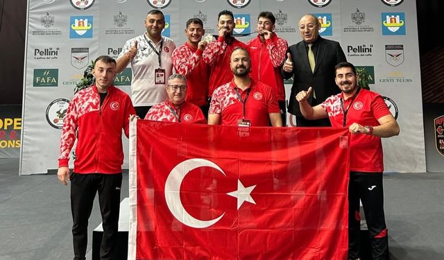 Mustafa Eliş Gençler Avrupa Halter Şampiyonu Oldu