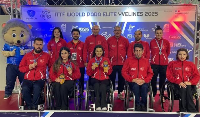 Milli Para Sporcularımız Fransa’dan 5 Madalya ile Döndü