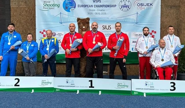 P3’te Türkiye takım halinde Avrupa şampiyonu oldu