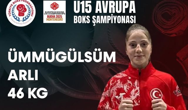 Ümmügülsüm Arlı Avrupa Boks Şampiyonası’nda üçüncü oldu