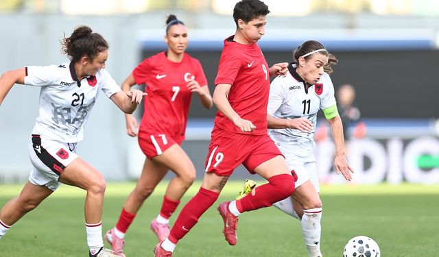 Ay-Yıldızlı Kadınlar, Arnavutluk’la 1-1 Berabere Kaldı