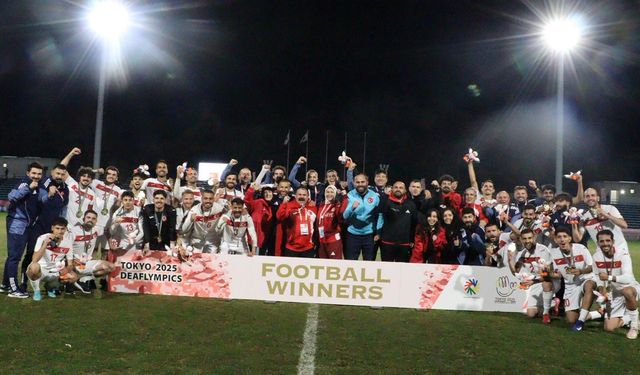 Türkiye, Deaflympics’te Futbol Şampiyonu Oldu (