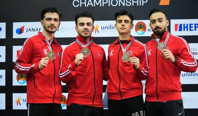 U21 Erkek Kata Takımımız Balkan Şampiyonu oldu