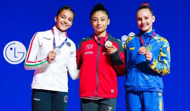 Ekin Çınar Avrupa şampiyonu oldu!