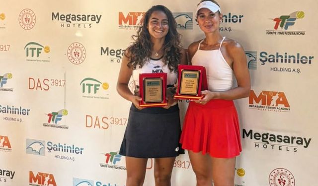 Ada Kumru, Antalya’da ilk ITF çiftler şampiyonluğunu aldı