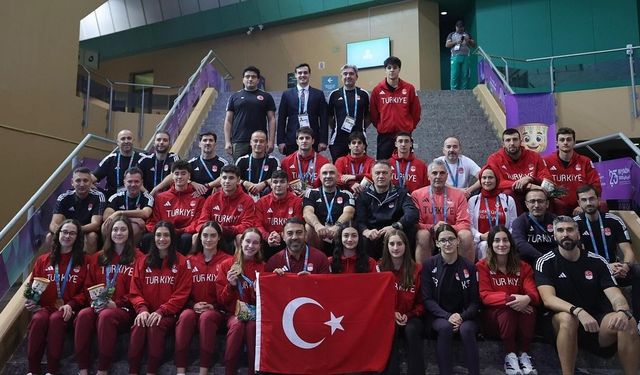 Milli yüzücüler İslam Oyunları’nda gururlandırdı