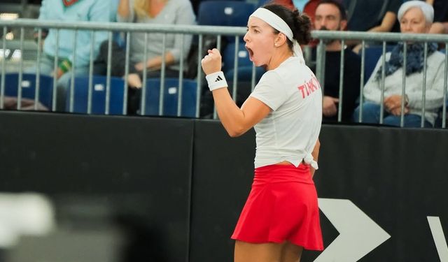 Ayla Aksu Belçika’yı geçti, Türkiye seride 1-0 öne geçti