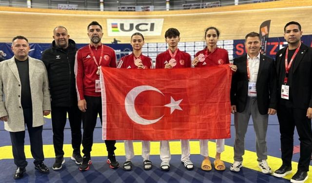 Üç milli sporcumuz Avrupa Gençler’de bronz madalya aldı