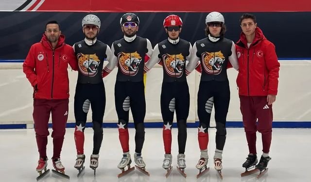 Short Track 5000m Bayrak Takımımız yarı finalde