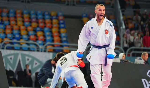 Hasan Arslan Dünya Karate Şampiyonası’nda son 8’de