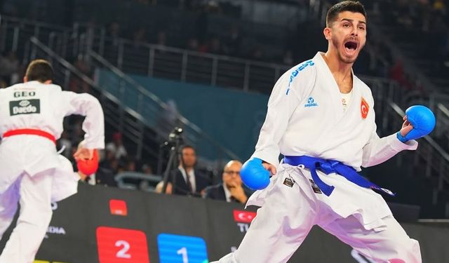 Eray Şamdan, Dünya Karate Şampiyonası’nda yarı finalde