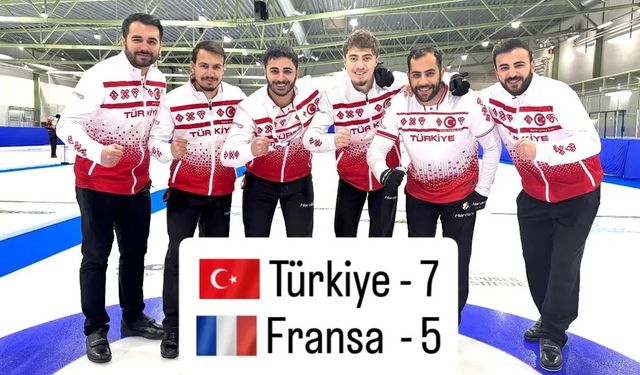 Milli Erkek Curling Takımı, Fransa’yı Mağlup Etti