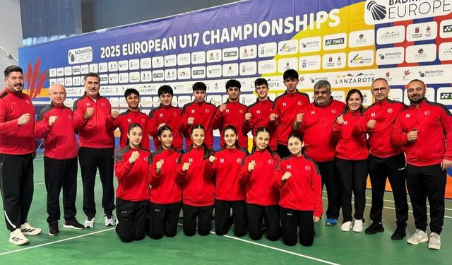 U17 Badminton Milli Takımı Avrupa yolculuğuna başladı