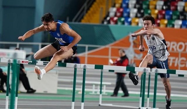 Koray Uygun, 50m engellide U18 Türkiye rekorunu kırdı