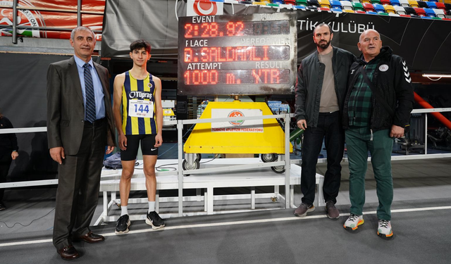 Doruk Saldamlı’dan 1000 Metrede Yeni Türkiye Rekoru!