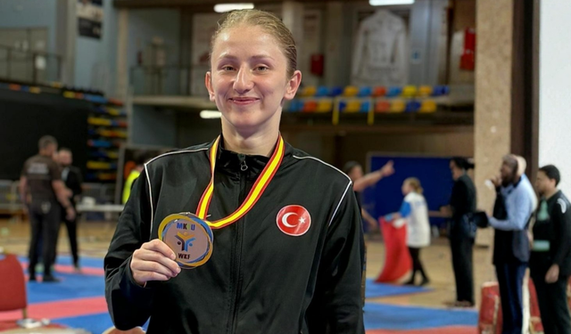 Milli karateciden uluslararası başarı hamlesi