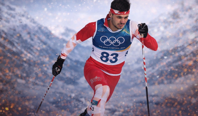 Abdullah Yılmaz 10 km sprintte 80. sırayı aldı