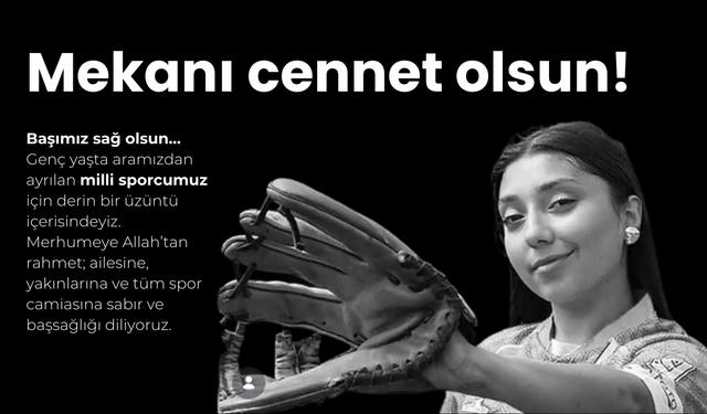 Milli Sporcu Sevdenur Gülçiçek’e Veda