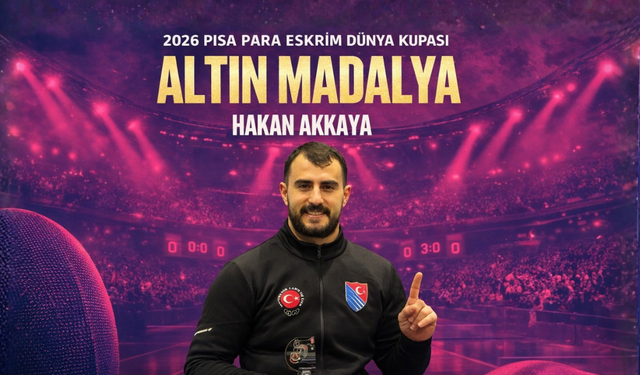 Hakan Akkaya’dan Pisa’da Altın Madalya