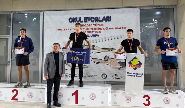 Genç Yüzücüler Türkiye Finallerinde Madalya Kazandı