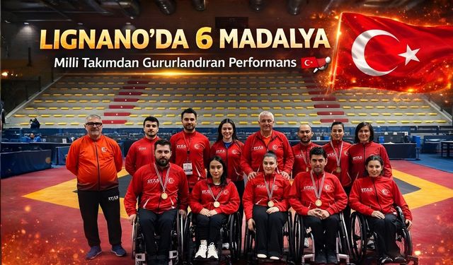 Lignano’da Altı Madalya Gururu Türkiye’nin Oldu