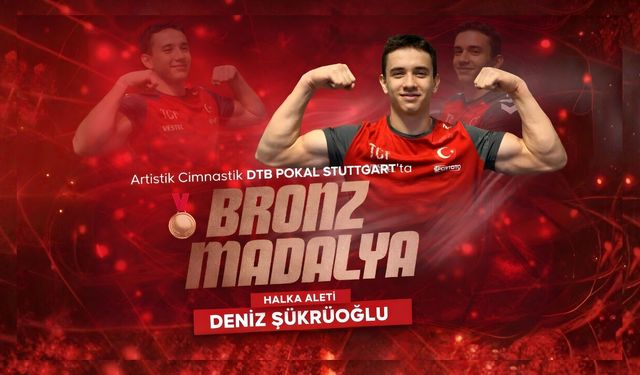 Deniz Şükrüoğlu’ndan DTB Pokal’da Bronz Madalya