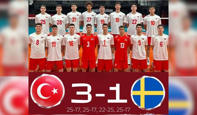 U18 Erkek Milliler İsveç’i 3-1 Mağlup Etti