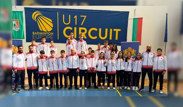 Bulgarian U15 Turnuvası’nda 17 madalyalık büyük başarı