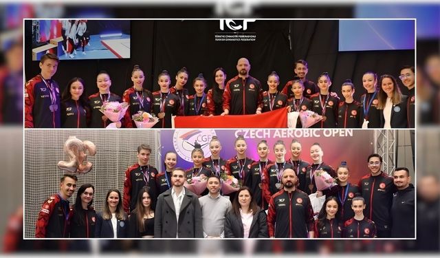 Türkiye Cimnastikte Çekya Yarışmasında 8 Madalya Kazandı