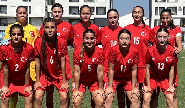 U16 Kız Millileri Ukrayna’ya penaltılarla mağlup oldu