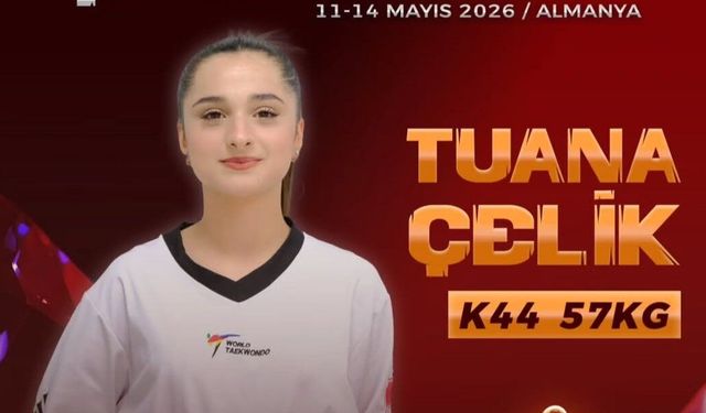 Tuana Çelik Avrupa Para Tekvando’da kürsüye çıktı