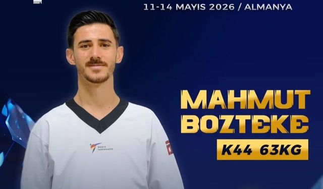 Mahmut Bozteke Avrupa Para Tekvando Şampiyonu oldu
