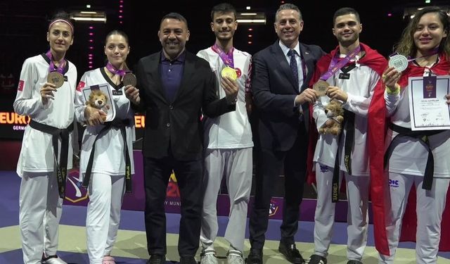 Milli tekvandocular Avrupa’da 17 madalyaya ulaştı