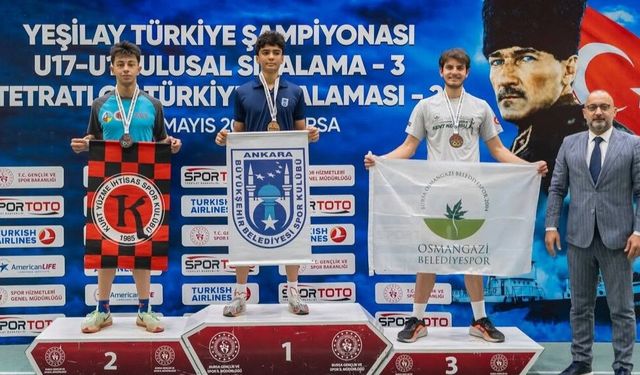 U19 Erkekler kategorisinde madalyalar sahiplerini buldu