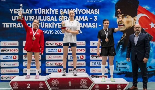 Zeynep Ay U19 ulusal sıralamasını zirvede tamamladı