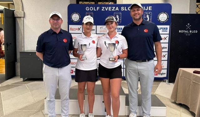 Milli golfçüler Slovenya’da önemli dereceler elde etti