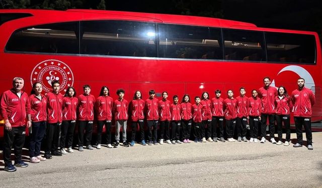 U11-U13 Milli Takımı Balkan Şampiyonası için yola çıktı