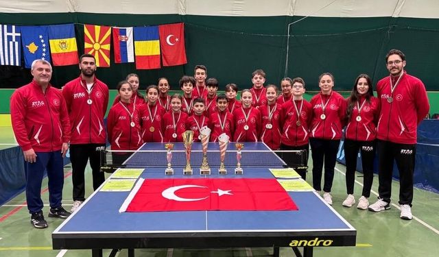 U11-U13 Millilerden Balkan Şampiyonası başarısı