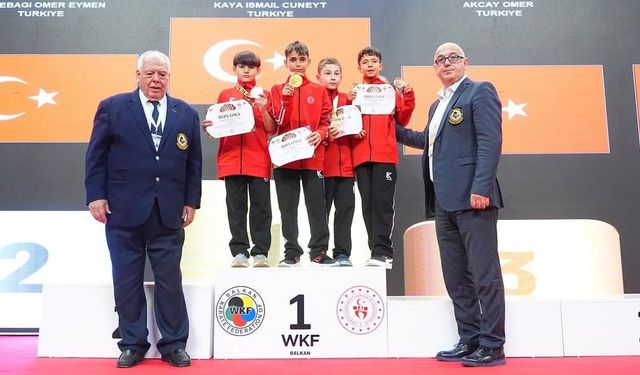 Balkan Karate Şampiyonası'nda başarı sürüyor