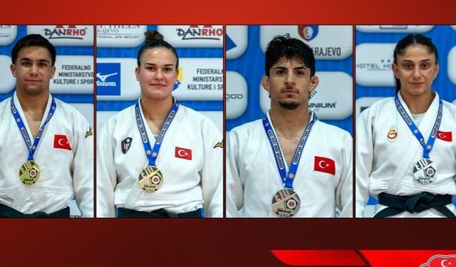 Judocular Saraybosna’da 4 madalya kazandı