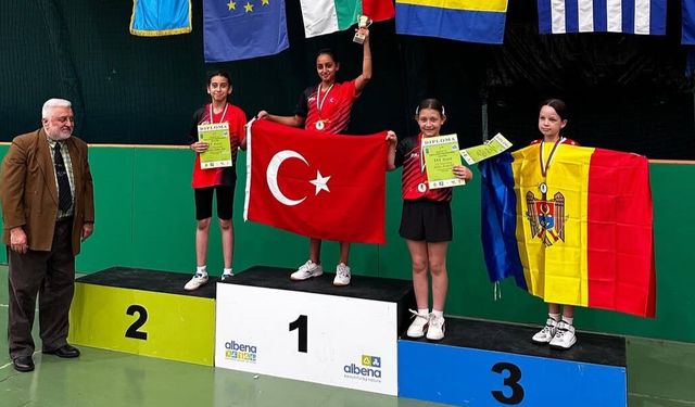U11-U13 Milliler Balkan’da madalyaları topladı