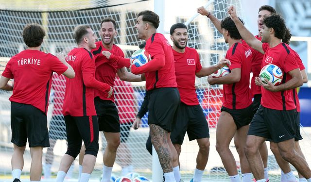A Milli Takım Paraguay maçı öncesi son provada